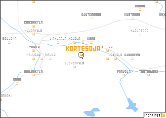 map of Kortesoja