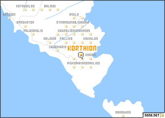map of Kórthion