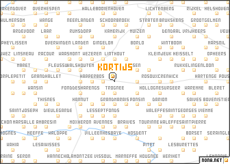 map of Kortijs