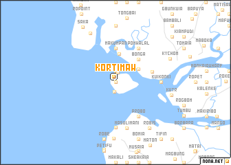 map of Kortimaw