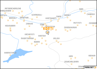 map of Korti