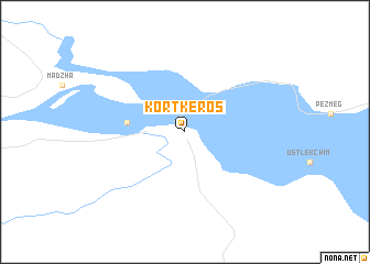 map of Kortkeros