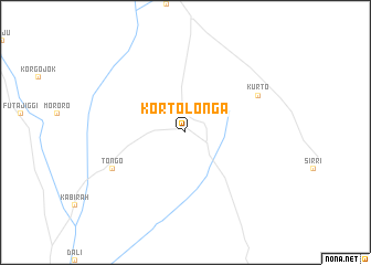 map of Kortolonga