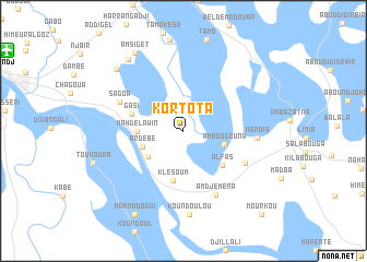 map of Kortota