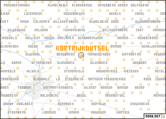 map of Kortrijk-Dutsel