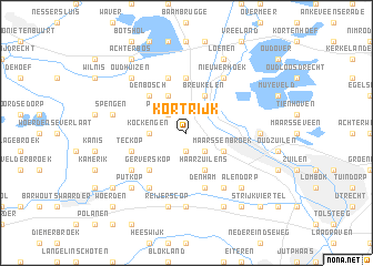 map of Kortrijk