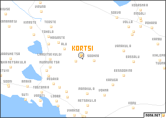 map of Kõrtsi