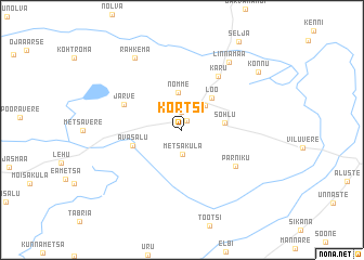 map of Kõrtsi