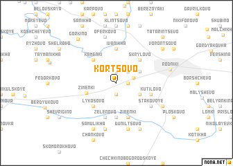 map of Kortsovo