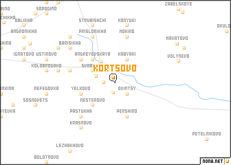 map of Kortsovo