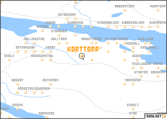 map of Korttorp