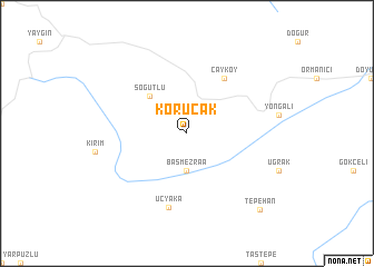 map of Korucak