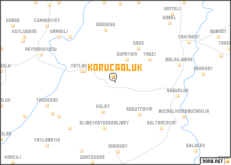 map of Korucaoluk