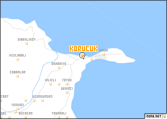 map of Korucuk