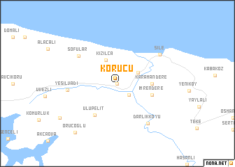 map of Korucu