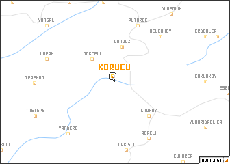 map of Korucu