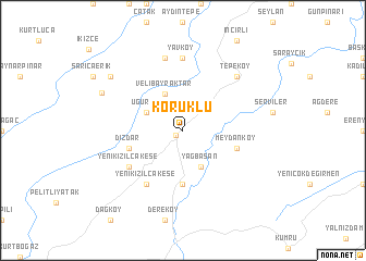 map of Koruklu