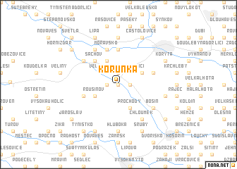 map of Korunka