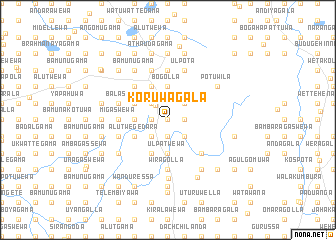 map of Koruwagala