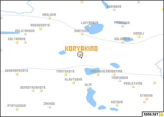 map of Koryakino