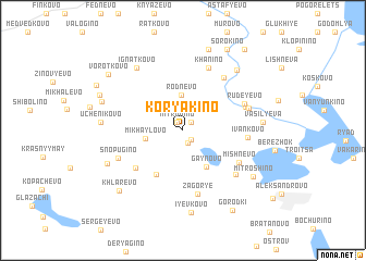 map of Koryakino