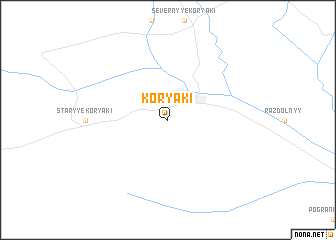 map of Koryaki