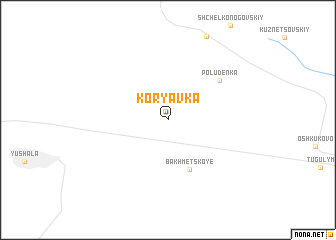 map of Koryavka