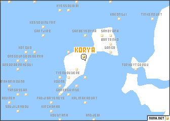 map of Korya