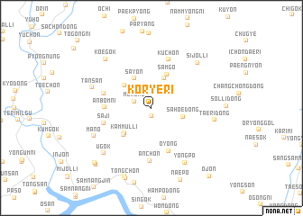 map of Korye-ri