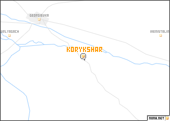 map of Korykshar