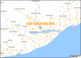 map of Koryŏngniha-ch\