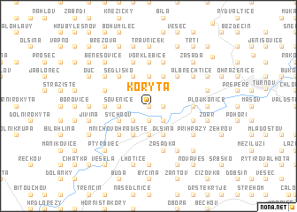 map of Koryta