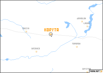 map of Koryta