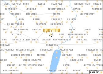 map of Korytno