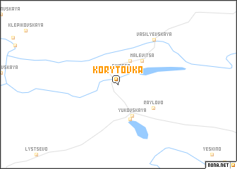 map of Korytovka