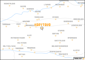 map of Korytovo