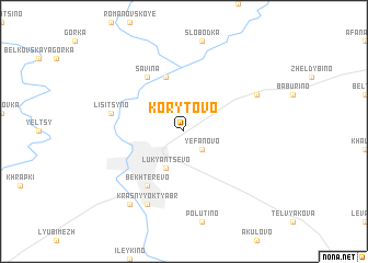 map of Korytovo