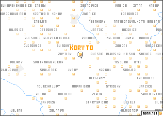 map of Koryto