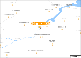 map of Koryuchikha