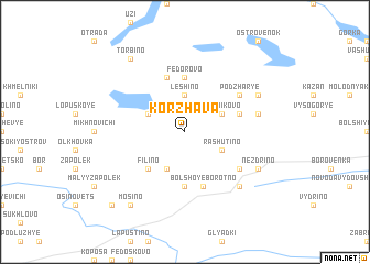 map of Korzhava