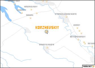 map of Korzhevskiy