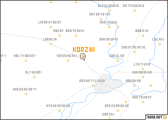 map of Korzhi