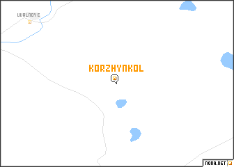 map of Korzhynkol\