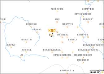 map of Kor