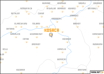 map of Koşaca