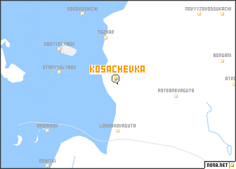 map of Kosachëvka