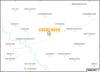 map of Kosachëvo