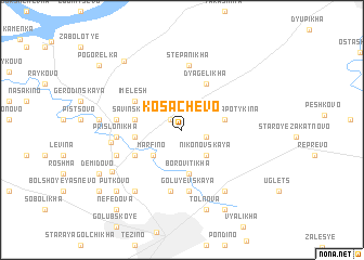 map of Kosachëvo