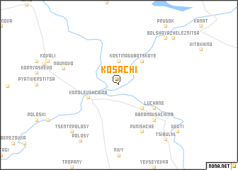 map of Kosachi