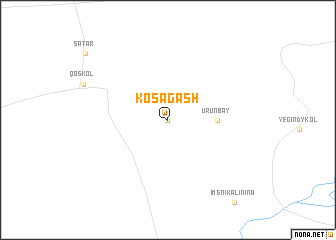 map of Kosagash